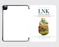 Thumbnail for Lincoln Airport (LNK) design on white ipad tablet case