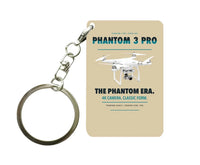 Thumbnail for DJI Phantom 3 Professional Key Chain design on beige key chain