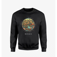 Thumbnail for MANAUS - Badge - Sweatshirt - Black