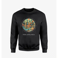 Thumbnail for PHILADELPHIA - Badge - Sweatshirt - Black