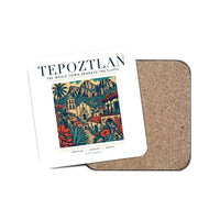 Thumbnail for TEPOZTLAN - Poster - Coaster - White