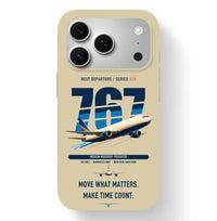 Thumbnail for Boeing 767-300F design on beige magsafe iphone case