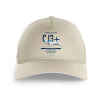 Thumbnail for Cessna Citation CJ3+ design on beige printed hat