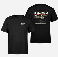 Thumbnail for KB-29P SUPERFORTRESS design on black double-side t-shirt, double-side print
