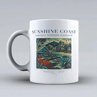 Thumbnail for SUNSHINE COAST - Poster - Mug - White