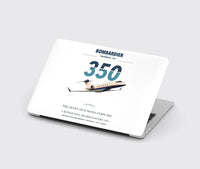 Thumbnail for Bombardier Challenger 350 design on white MacBook case