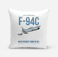 Thumbnail for F-94C Starfire design on white pillow
