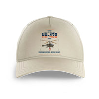 Thumbnail for Kaman HH-43B Huskie design on beige printed hat