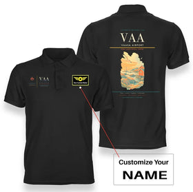 Vaasa Airport (VAA) Premium Polo T-Shirts