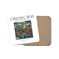 Thumbnail for CHIANG MAI - Poster - Coaster - White