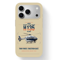 Thumbnail for Airbus H135 design on beige magsafe iphone case, for iPhone 17 Pro