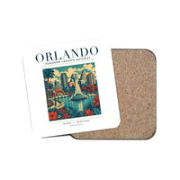 Thumbnail for ORLANDO - Poster - Coaster - White