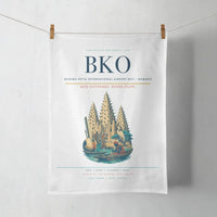 Thumbnail for Modibo Keita International Airport (BKO) design on white towel