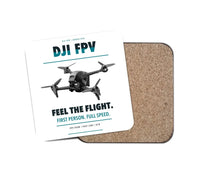 Thumbnail for DJI FPV design on white 1 piece coaster