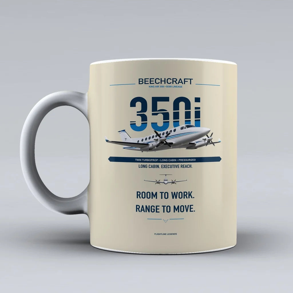 Air 350i Mug design on beige king
