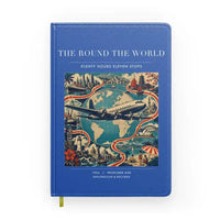 Thumbnail for VINTAGE G4100 - The Round The World - Designed Notebooks design on blue