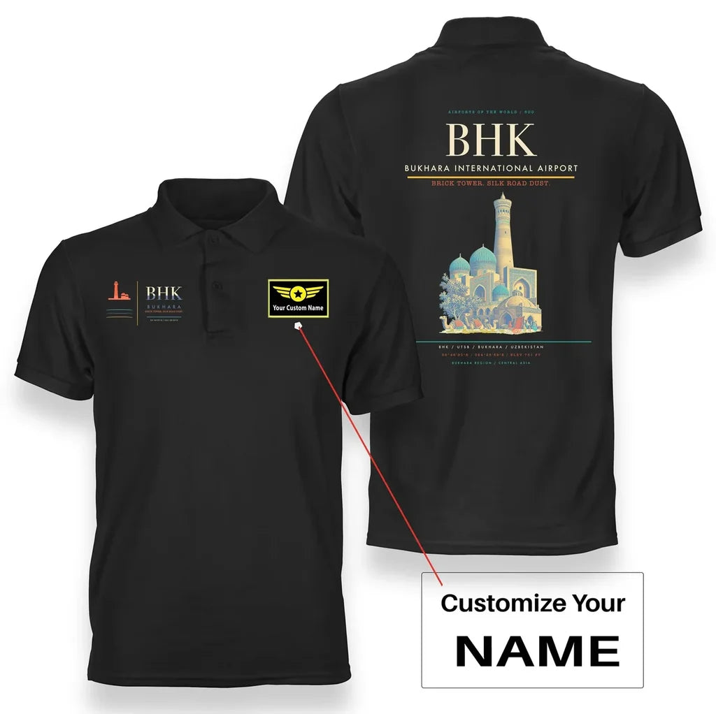 Bukhara International Airport BHK Black+Name