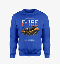 Thumbnail for F-15E Strike Eagle design on blue sweatshirt