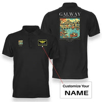 Thumbnail for GALWAY - Poster - Double-Side Polo - Black + Name