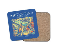 Thumbnail for ARGENTINA - Poster - Coaster - Blue