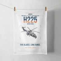 Thumbnail for Airbus H225 design on white towel