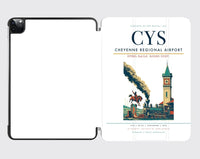 Thumbnail for Cheyenne Regional Airport (CYS) design on white ipad tablet case