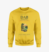 Thumbnail for Daytona Beach International Airport (DAB) design on yellow sweatshirt