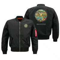 Thumbnail for ARGOSTOLI - Badge - Bomber Jacket - Black