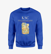 Thumbnail for Košice International Airport (KSC) design on blue sweatshirt