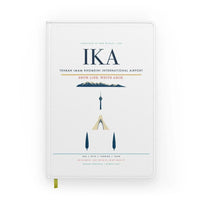 Thumbnail for Tehran Imam Khomeini International Airport (IKA) design on white notebook