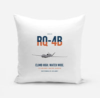 Thumbnail for RQ-4B Global Hawk design on white pillow
