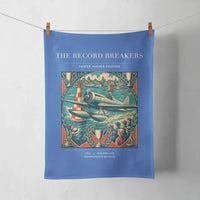 Thumbnail for VINTAGE G4030 - The Record Breakers - Designed Towels design on blue