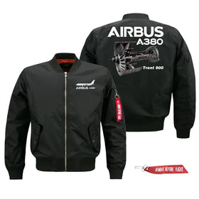 Airbus A380 & Trent 900 Engine Pilot Jackets (Customizable)