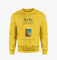 Thumbnail for Nouméa–La Tontouta International Airport (NOU) design on yellow sweatshirt