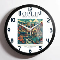 Thumbnail for JOPLIN - Poster - Wall Clock Framed - White