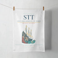Thumbnail for Cyril E. King Airport (STT) design on white towel