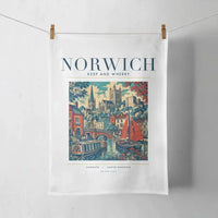 Thumbnail for NORWICH - Poster - Towel - White