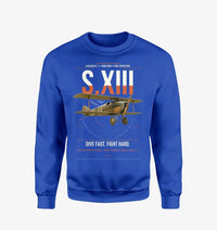 Thumbnail for SPAD S.XIII C.1 design on blue sweatshirt