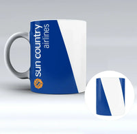 Thumbnail for Sun Country Airlines Designed Ceramic White Mugs - view 2