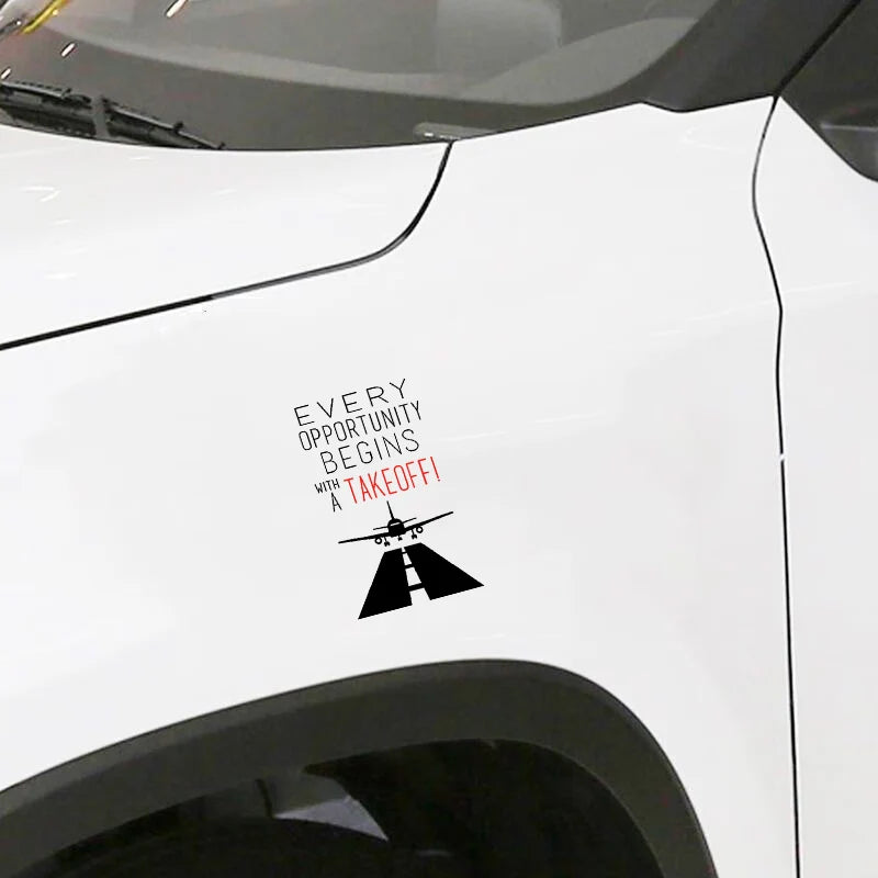 Every Opportunity Car Sticker - view 2