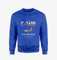 Thumbnail for Transall C-160D design on blue sweatshirt
