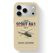 Thumbnail for Westland Scout AH1 design on beige magsafe iphone case, for iPhone 17 Pro