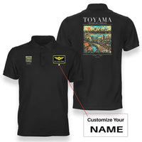 Thumbnail for TOYAMA - Poster - Double-Side Polo - Black + Name