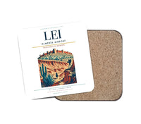 Thumbnail for Almería Airport (LEI) design on white 1 piece coaster
