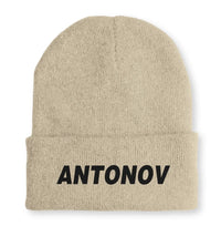 Thumbnail for Antonov & Text Embroidered Beanie - view 2