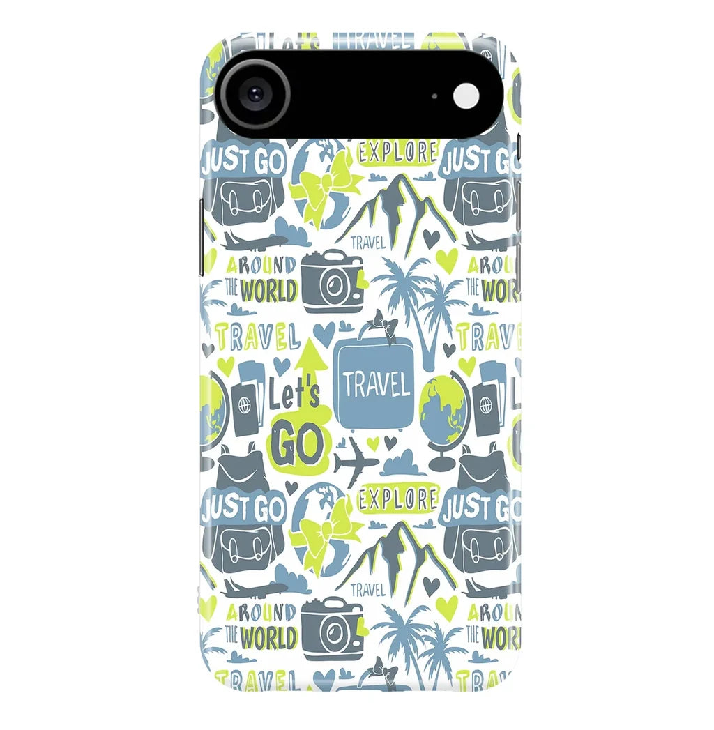 Motivational Travel Badges iPhone Case - view 2