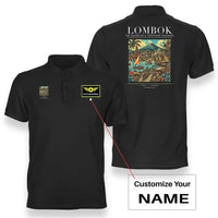 Thumbnail for LOMBOK - Poster - Double-Side Polo - Black + Name
