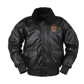 Airline Pilot Label Leather Bomber Jackets