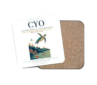 Thumbnail for Vilo Acuña Airport (CYO) design on white 1 piece coaster