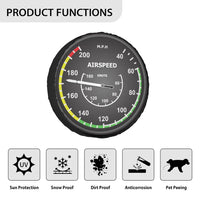 Thumbnail for Airplane Instruments-Airspeed Tire Cover - view 2